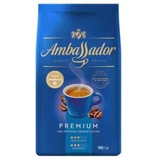 Кофе Ambassador Premium зерно 500г