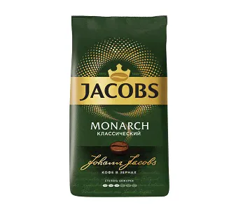 Кофе Якобс Монарх классич. зерно 1000г пакет-0