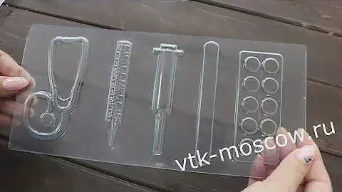 51390 Форма для шоколада ИНСТРУМЕНТЫ ДОКТОРА VTK