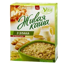 Живая каша МИКС 100% пророщенное зерно + хлопья ПШЕНИЦЫ, 300 г, ТМ "Vita"