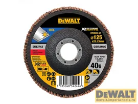 Лепестковый круг 125 х 22.2/ зерно 40 DeWALT DT99583-QZ