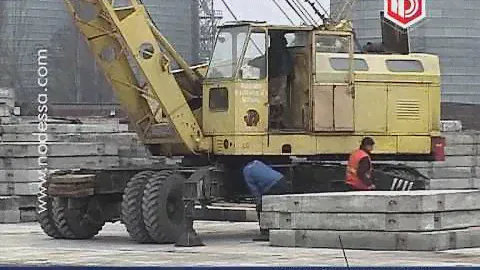 Зерновой терминал в порту