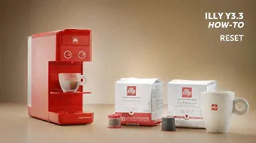 How to reset your illy Y3.3 coffee machine