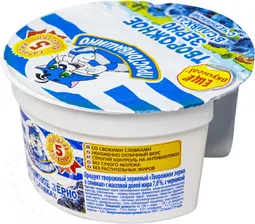 Творожное зерно Простоквашино в сливках с черникой 7% 150г Danone
