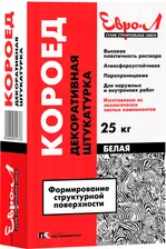 Штукатурка цементная Короед ЕВРО-Л зерно 3,0мм 25кг(56)