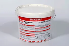 ROCKdecorsil S 2.0 декоративная силиконовая штукатурка (шуба зерно 2 мм) 20 кг/кан.
