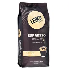 Кофе LEBO ESPRESSO ITALIANO 1 кг зерно