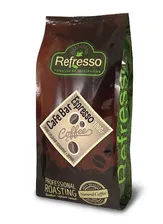 CAFE BAR Espresso, Refresso (КАФЕ БАР Эспрессо, кофе средней обжарки, зерно, Рефрессо), 1000 г.