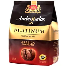 Кофе Ambassador Platinum 100% Арабика зерно 1 кг