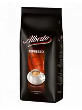 Кофе ALBERTO Espresso зерно 1000г/8шт Германия средней обжарки