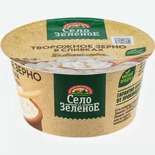 Творожное зерно в сливках Село Зеленое, 5%, 130 г