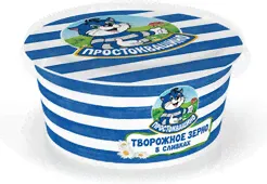 Продукт творожный Простоквашино Творожное зерно в сливках, 7% 130г