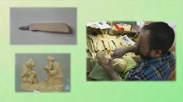 «Сказка на ладошке»: Богородская резная игрушка
