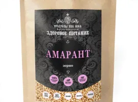 Зерно Амаранта, очищенное (Amaranth seeds), дойпак 400 г (Россия)-0