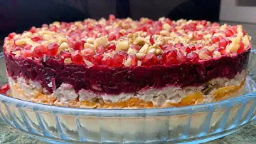 Шикарный салат из доступных ингредиентов с богатым вкусом!