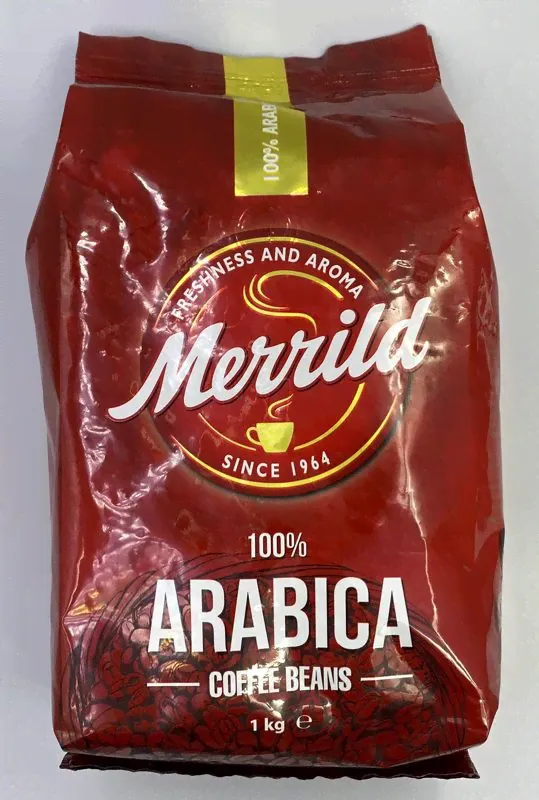 Мэррилд Зерна арабики зерно 1000г Merrild Beans Arabica