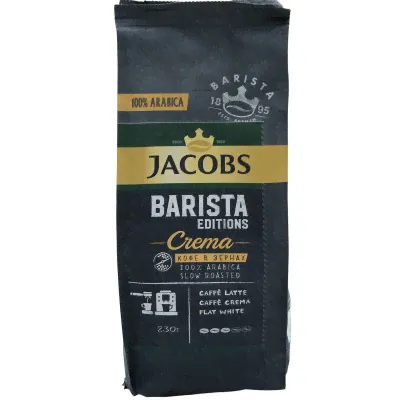 Кофе Якобс Barista Editions Crema 230г зерно-0