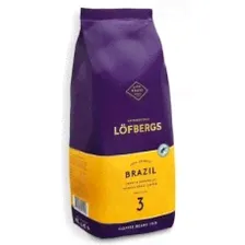 Lofbergs (Лёфбергс) Бразилия 1кг. зерно (Швеция)