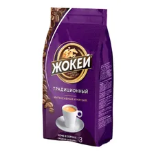 Кофе Жокей 900 г традиционный зерно